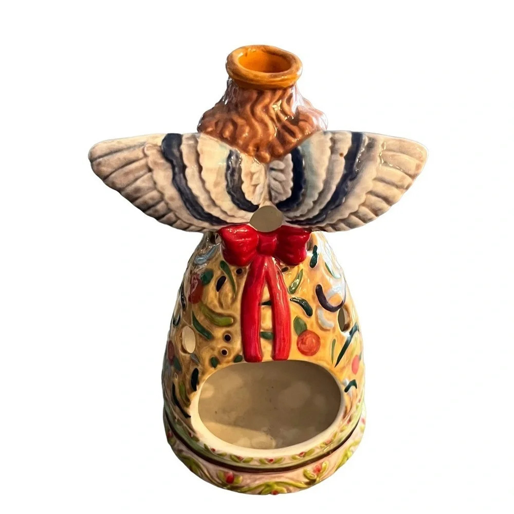 Jim Shore Spring Angel Votive Holder - Picture 3 of 9